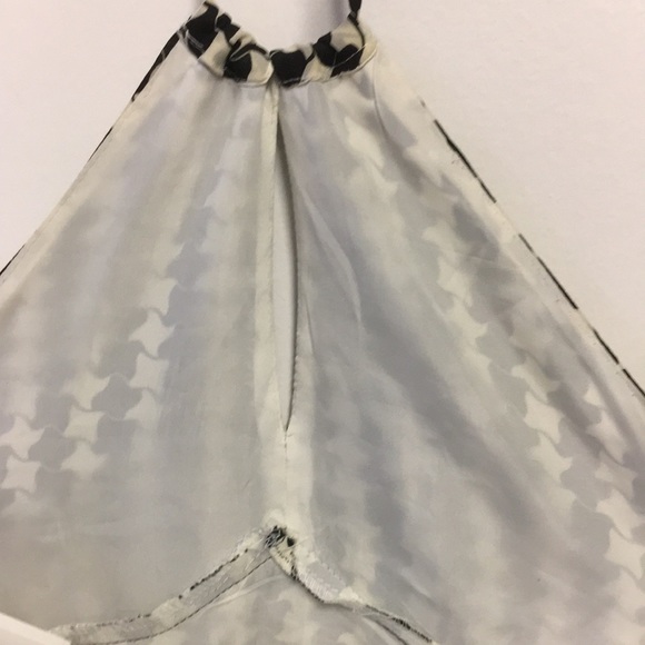 Jessica Ash vintage houndstooth  halter dress - Picture 8 of 9